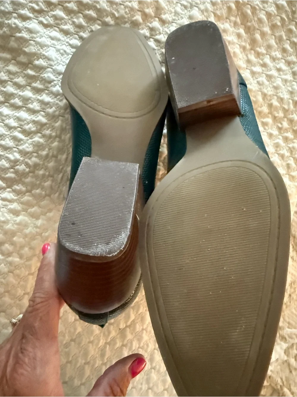 Like New New Direction Green Lizard Texture Booties - Women's Ankle Boots